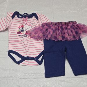 Pink and Navy Kids Matching Set